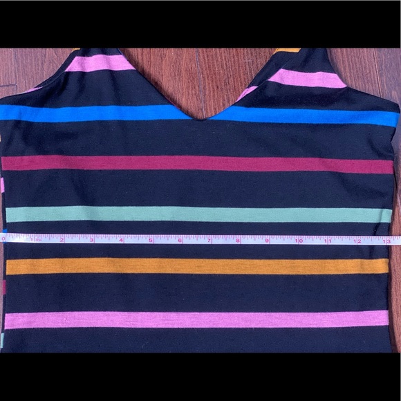 Gaze striped tank bodysuit, XS - Picture 6 of 7